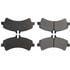 106.13180 by CENTRIC - Posi Quiet Extended Wear Brake Pads with Shims and Hardware