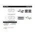 301.16750 by CENTRIC - Centric Premium Ceramic Brake Pads with Shims and Hardware