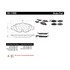 301.17600 by CENTRIC - Centric Premium Ceramic Brake Pads with Shims