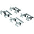 Centric 307.09990 Disc Brake Pad Set Centric Tactical Police Duty Brake Pads with Hardware