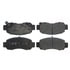 Centric 300.08320 Disc Brake Pad Set Centric Premium Semi-Metallic Brake Pads with Shims and Hardware