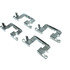 300.15100 by CENTRIC - Centric Premium Semi-Metallic Brake Pads with Shims and Hardware