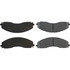 106.20180 by CENTRIC - Posi Quiet Extended Wear Brake Pads with Shims and Hardware