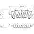 Centric 500.13150 Disc Brake Pad Set PQ PRO Disc Brake Pads with Hardware