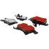 Centric 500.13610 Disc Brake Pad Set PQ PRO Disc Brake Pads with Hardware