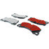 Centric 500.13490 Disc Brake Pad Set PQ PRO Disc Brake Pads with Hardware