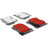 500.10910 by CENTRIC - PQ PRO Disc Brake Pads with Hardware