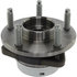 402.62018 by CENTRIC - Centric Premium Hub and Bearing Assembly; With Integral ABS