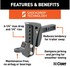 45949 by CURT MANUFACTURING - Rebellion XD Adjustable Cushion Hitch Ball Mount (2" Shank, 15,000 lbs.)