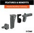 45949 by CURT MANUFACTURING - Rebellion XD Adjustable Cushion Hitch Ball Mount (2" Shank, 15,000 lbs.)