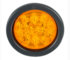 605523-02SB by FEDERAL SIGNAL - Marker Light - 4 in. Round, Flashing LED Light Head, Amber, -03(Blue); -04(Red)