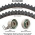 Dayco 95216K1 Engine Timing Belt Kit TIMING BELT KIT, DAYCO