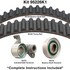 Dayco 95226K1 Engine Timing Belt Kit TIMING BELT KIT, DAYCO