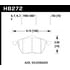 HB272F763 by HAWK FRICTION - BRAKE PADS AUDI VW
