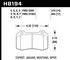 HB194Z570 by HAWK FRICTION - Brake Pads: Various Makes Various Models; ceramic