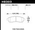 HB303P685 by HAWK FRICTION - BRAKE PADS FORD TRUCK RR