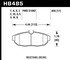 HB485F656 by HAWK FRICTION - Brake Pads: 2005 Ford Mustang; Ferro Carbon Disc Brake Pads; performance street hp brake pads; rear