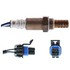 234-4344 by DENSO - Oxygen Sensor 4 Wire, Direct Fit, Heated, Wire Length: 12.13