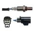 234-4487 by DENSO - Oxygen Sensor 4 Wire, Direct Fit, Heated, Wire Length: 14.57