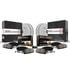 PowerStop Brakes CRK1548 Disc Brake Kit Genuine Geomet® Coated Rotor and Low-Dust, Ceramic Brake Pad Kit
