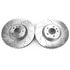 EBR1409XPR by POWERSTOP BRAKES - Evolution® Disc Brake Rotor - Performance, Drilled, Slotted and Plated