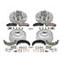 PowerStop Brakes K15006DK Disc Brake Pad and Rotor / Drum Brake Shoe and Drum Kit Z23 Daily Driver Carbon-Ceramic Pads,