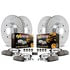 K189236 by POWERSTOP BRAKES - Z36 Truck and SUV Carbon-Fiber Ceramic Brake Pad and Drilled & Slotted Rotor Kit