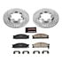 K4837 by POWERSTOP BRAKES - Z23 Daily Driver Carbon-Fiber Ceramic Brake Pad and Drilled & Slotted Rotor Kit