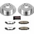 K610726 by POWERSTOP BRAKES - Z26 Street Performance Ceramic Brake Pad and Drilled & Slotted Rotor Kit