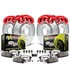 KC112726 by POWERSTOP BRAKES - Z26 Street Performance Ceramic Brake Pad, Drilled Slotted Rotor, and Caliper Kit