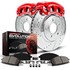 KC1524 by POWERSTOP BRAKES - Z23 Daily Driver Carbon-Fiber Ceramic Pads Drilled & Slotted Rotor & Caliper Kit