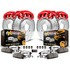 KC2010A36 by POWERSTOP BRAKES - Z36 Truck and SUV Ceramic Brake Pad, Drilled & Slotted Rotor, and Caliper Kit