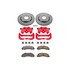 KC3167A36 by POWERSTOP BRAKES - Z36 Truck and SUV Ceramic Brake Pad, Drilled & Slotted Rotor, and Caliper Kit