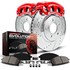 KC4713A by POWERSTOP BRAKES - Z23 Daily Driver Carbon-Fiber Ceramic Pads Drilled & Slotted Rotor & Caliper Kit