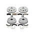 KOE15123DK by POWERSTOP BRAKES - OE Stock Replacement Low-Dust Ceramic Brake Pad, Rotors, Drum + Shoe Kit