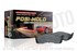 PM181050 by POWERSTOP BRAKES - Disc Brake Pad Set - PM18, Posi-Mold, Semi-Metallic