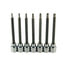 13776 by ATD TOOLS - 7 Pc. Extra Long Tamper-resistant Star Bit Socket Set
