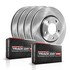 TDSK8364 by POWERSTOP BRAKES - Track Day Spec High-Performance Brake Pad and Rotor Kit