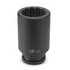 3124MD by GREY PNEUMATIC - 3/4" Drive x 24mm 12 Point Deep Impact Socket