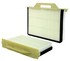 WP10007 by WIX FILTERS - Cabin Air Filter - Particulate Media, 2.796" H, 9.893" W, 14.0" L, HD (Hitachi, John Deere)