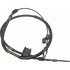 BC130781 by WAGNER - Wagner BC130781 Brake Cable