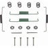 Wagner H17162 Drum Brake Hardware Kit Wagner H17162 Brake Combi Kit
