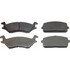 MX180 by WAGNER - Wagner ThermoQuiet MX180 Semi-Metallic Disc Brake Pad Set