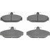 MX255 by WAGNER - Wagner ThermoQuiet MX255 Semi-Metallic Disc Brake Pad Set