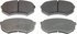 MX258 by WAGNER - Wagner ThermoQuiet MX258 Semi-Metallic Disc Brake Pad Set