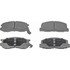 MX263 by WAGNER - Wagner ThermoQuiet MX263 Semi-Metallic Disc Brake Pad Set