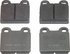 MX30A by WAGNER - Wagner ThermoQuiet MX30A Semi-Metallic Disc Brake Pad Set