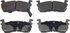 MX308 by WAGNER - Wagner ThermoQuiet MX308 Semi-Metallic Disc Brake Pad Set