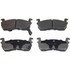 MX308 by WAGNER - Wagner ThermoQuiet MX308 Semi-Metallic Disc Brake Pad Set