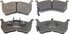MX317 by WAGNER - Wagner ThermoQuiet MX317 Semi-Metallic Disc Brake Pad Set